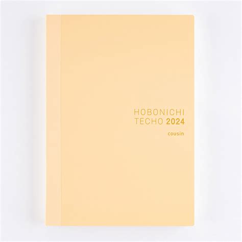 Hobonichi Techo Cousin Book [English/A5/January 2024 .